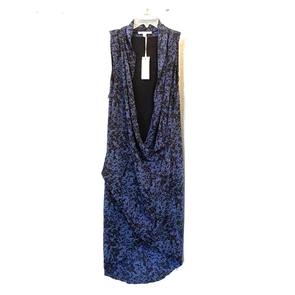 Piperlime Tulip Hem Sleeveless Print Dress Size L